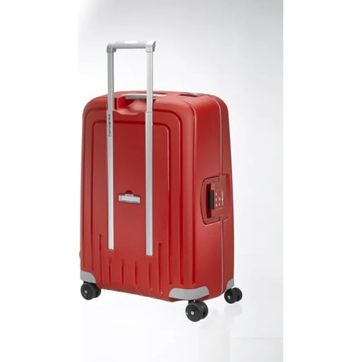 Samsonite S'Cure Koffer, Rot, 79 l, M - Leichtes Polypropylen-Material, Dreipunkt-Verschluss, Made in Europe – Bild 7