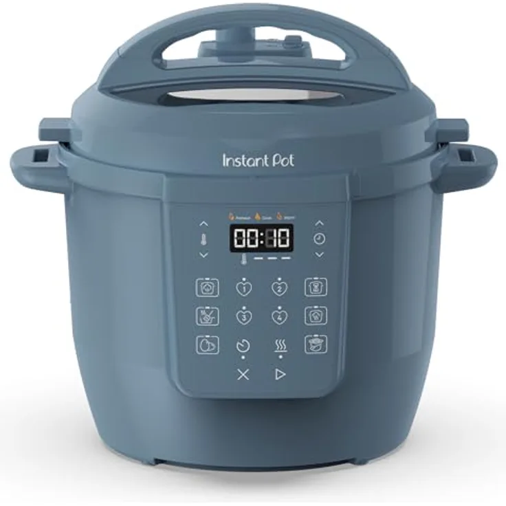 Instant Pot 7-in-1 Multikocher 5,7L – Schnellkochtopf, Schongarer, Dampfgarer, Joghurtbereiter, Edelstahl, Farbe Blau