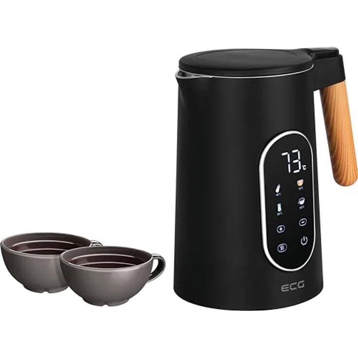 ECG RK 1799 Smart Black Wasserkocher, Touchscreen, präzise Temperaturregelung, 1,7 Liter Volumen, 1850-2200 W – Bild 9