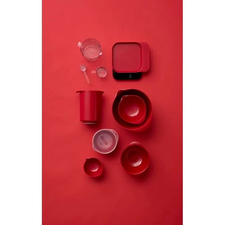 Mepal ROSTI Rührbecher Classic new 1,25l rot, Einzelbild in Rot mit 1,25 l Schüsselkapazität – Bild 9