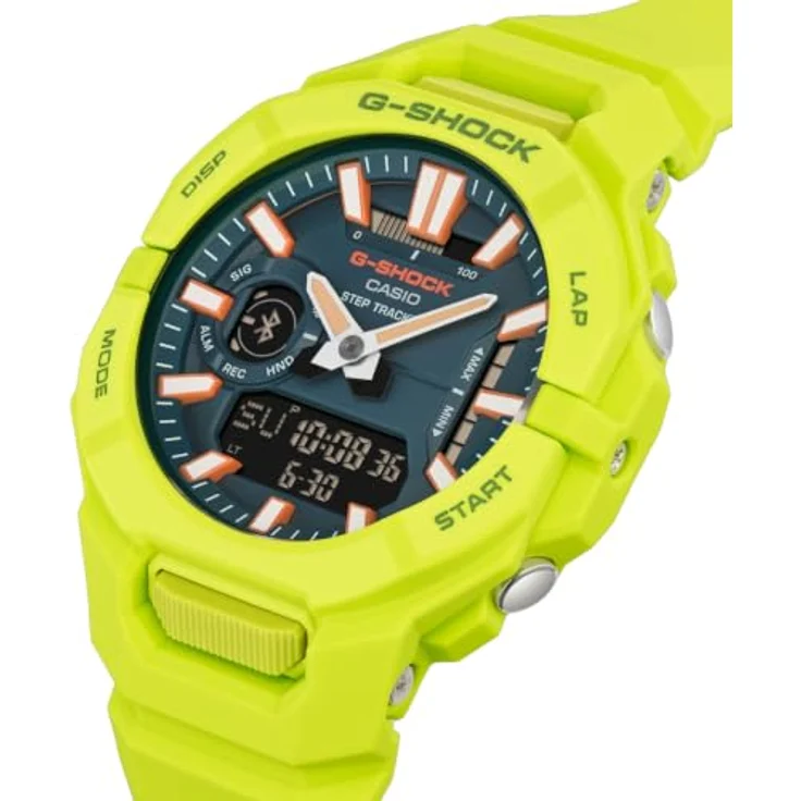 Casio G-Shock GBA-950-9A3ER Herren-Armbanduhr, analog-digital, schwarzes Zifferblatt, gelbes Armband, 49 mm Gehäuse – Bild 3