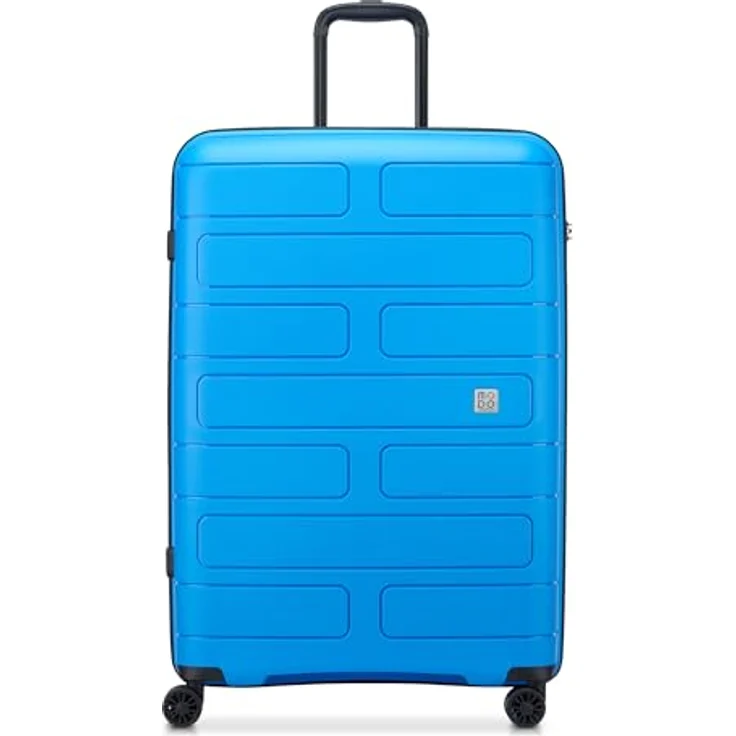 MODO by Roncato Supernova 2.0 Kofferset 3-teilig, 4 Rollen, 100% Polypropylen, 51 cm x 31 cm x 76 cm, blau – Bild 3