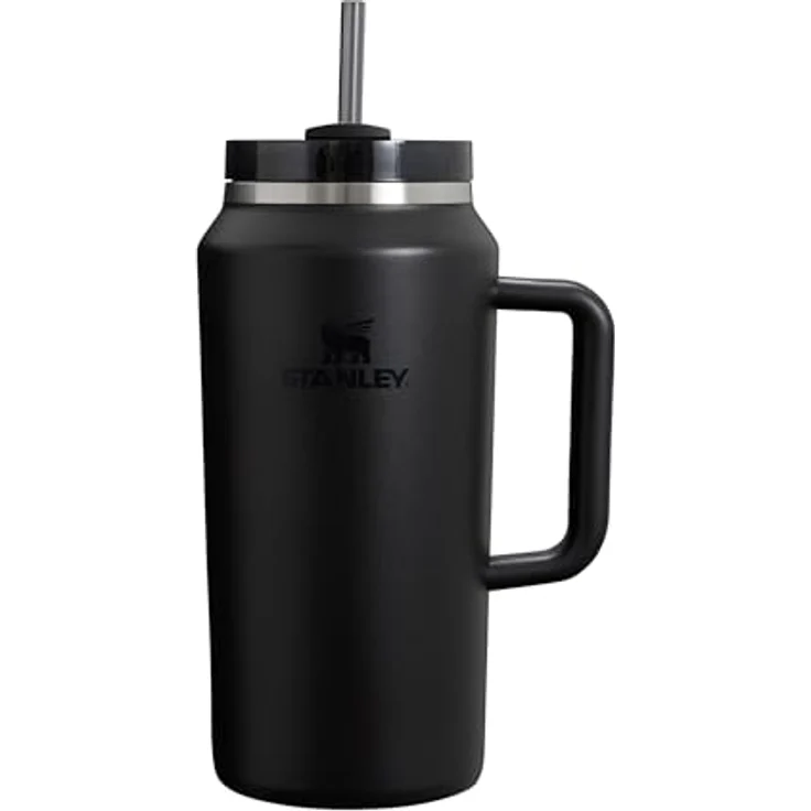 STANLEY 1913 Quencher H2.0 FlowState Trinkbecher, 1.9L, Vakuumisoliert, 60 Stunden kalt, schwarz – Bild 1