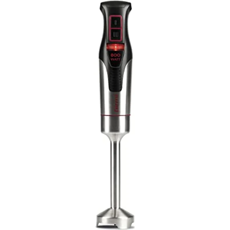Girmi MX39 Tauchmischer mit Kit, 800 Watt, 4 Klingen, Schaft 19 cm, Edelstahl – Bild 2
