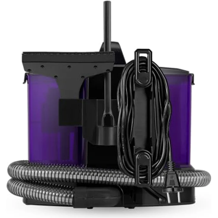 Zeegma Zonder Wash Compact, 500 W Nass-/Trockensauger für Allergiker, ideal für Polster, Teppiche und Autoinnenräume, kompakt und leicht – Bild 2