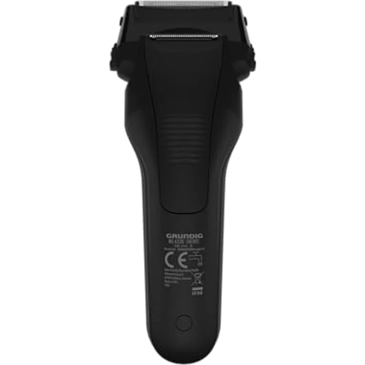 GRUNDIG MS 6330 Herrenrasierer, 60 Min Betriebszeit, Ausklappbarer Langhaarschneider, 3-fach Schneidsystem, Gehäuse aus 74% recyceltem Kunststoff, Weltweite Nutzung, Schwarz – Bild 5