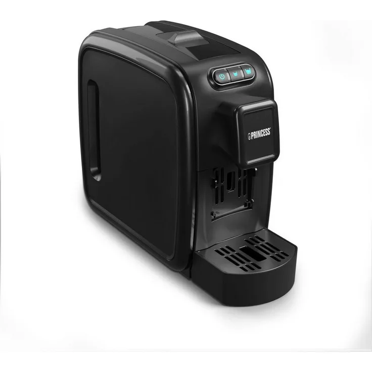 PRINCESS ESE Pod Kaffeemaschine 01.249420.01.001, 1100 W mit 19-Bar-Druckpumpe und 0,8 L Wassertank