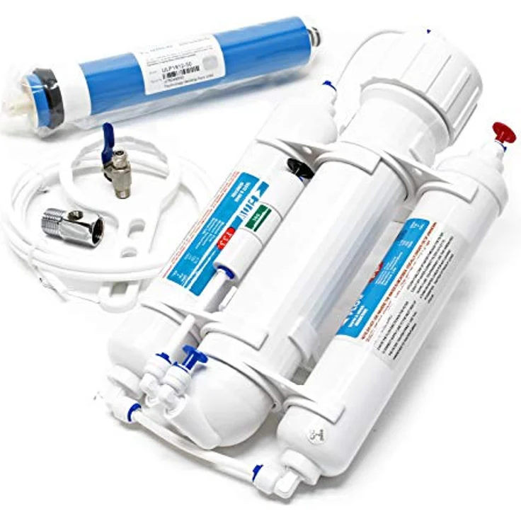 Naturewater 3 stufige Umkehrosmose RO 190 l/Tag 50 GPD Osmose Entmineralisierung Wasserfilter-Trinkwasser (Weiß) – Bild 1