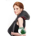 Donnerberg BASIC JADE Nackenmassagegerät, Nackenmassagegerät mit Wärme, Massagegerät von tiefem Gewebe, Nacken Schulter Massage, Nackenmassagegerät Shiatsu mit Infrarotwärme, 4D Massage