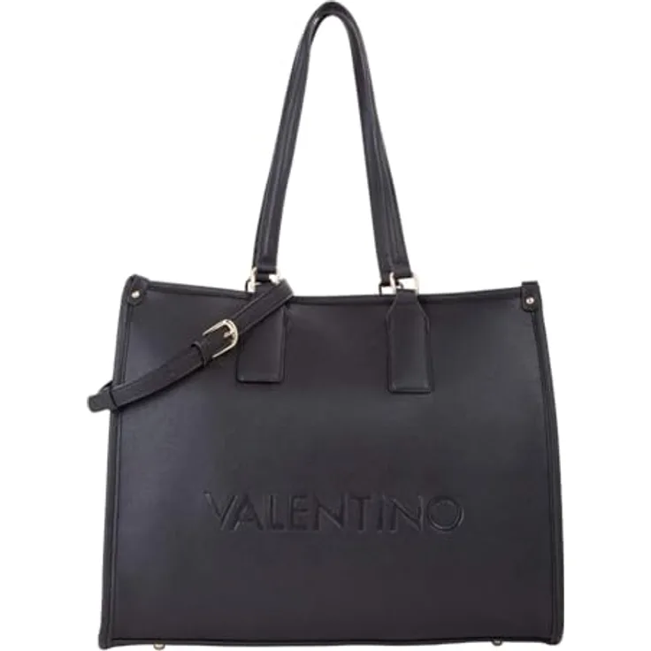 VALENTINO BAGS Shopper Foxy, geräumige Einkaufstasche aus langlebigem Polyurethan mit verstellbarem Umhängeriemen und Reißverschlussfächern