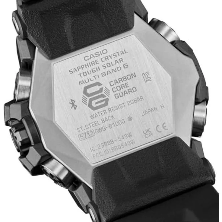 Casio G-Shock Mudmaster GWG-B1000-1AER, Analog Digital Quarz Armbanduhr für Herren, 11 mm Kalender – Bild 5