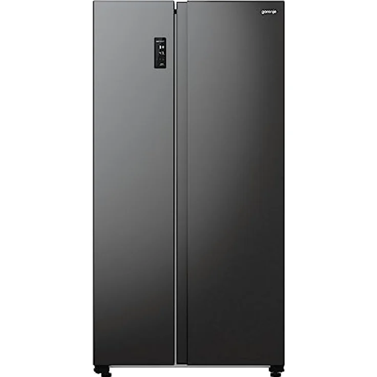 Gorenje NRR 9185 DABXL Side by Side Kühl-Gefrierkombination, EEK D, Convert Active, No Frost Plus, Multi Flow Kühlung, Fast Freeze, LED Display, Inverter Kompressor, schwarz - Preisvergleich – Bild 1