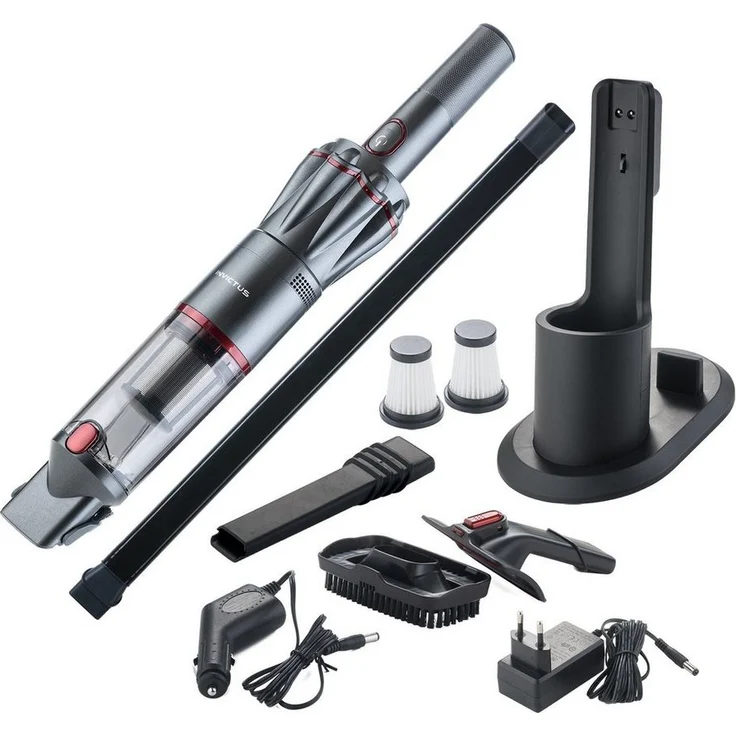 Genius Handstaubsauger Invictus One 1.0, 12-TLG grau - Beutellos & kabellos mit 11000PA - Preisvergleich – Bild 1