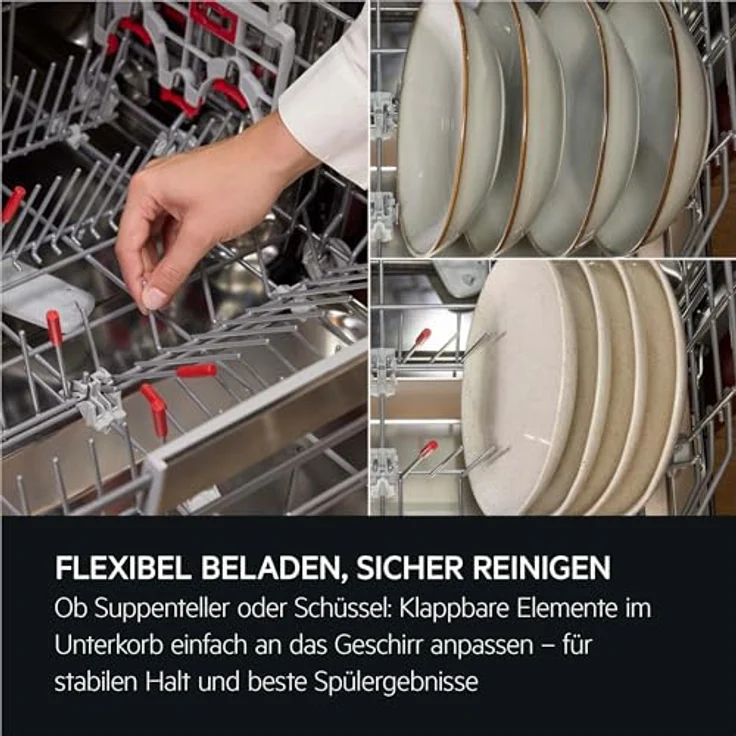 AEG GT9200X2SCM Serie 9000, teilintegrierter 60cm Einbaugeschirrspüler mit AEG App und Besteckschublade, Energieeffizienzklasse A – Bild 17