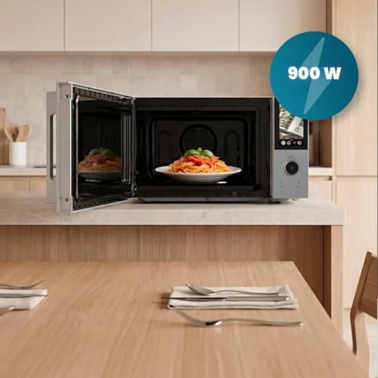 Cecotec Mikrowelle Convection 2800 Touch, 28L, 900 W, Grillfunktion und Heißluft, 8 Programme, 60-Minuten-Timer, Kindersicherung – Bild 4