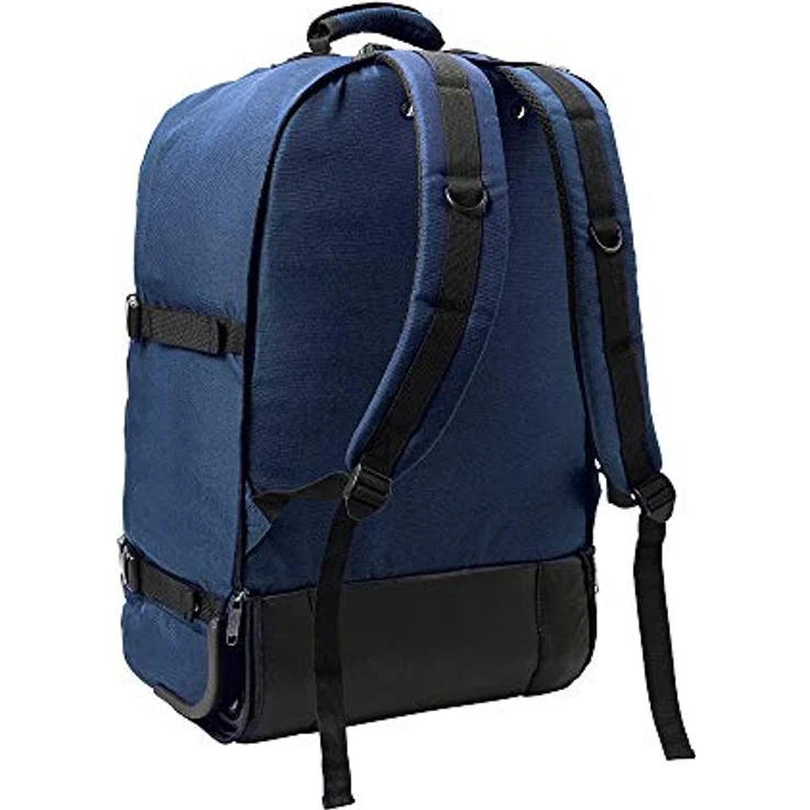 Cabin Max Metz, 55x40x20 cm Hybrid Reiserucksack mit Rollen, 44L Handgepäck Trolley, wasserabweisend, aus recyceltem Polyester – Bild 2