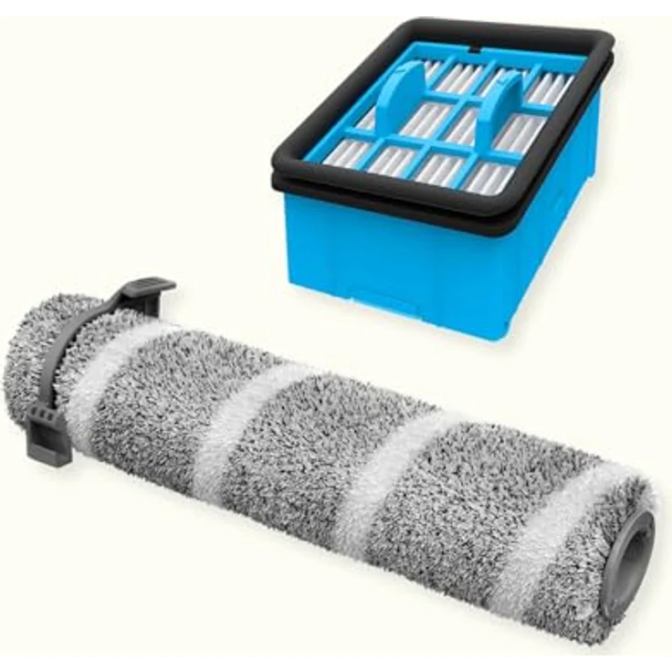 Bissell 4076, Set, Cycle-Reinigungsmittel & 2 × FreshStart Filter, Für CrossWave, OmniForce Edge, OmniFind Modelle 3912, 3999, 4000, 4006, 4007, 4008, 4017, 4087, Blau, Schwarz, Grau, Weiß - Optimiert die Reinigungsleistung und Lebensdauer, selbstreinigender Zyklus – Bild 1