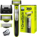 Philips OneBlade 360 QP2834/20 Flexibler 5-in-1-Rasierer und Trimmer für Gesicht und Körper, innovative 360-Grad-Klinge