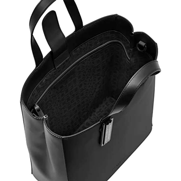 Liebeskind Berlin Shopper Paper Bag, modische Optik, Crossbody Bag, zertifiziert nach Leather Working Group, schwarz - Preisvergleich – Bild 3