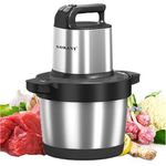 SOKANY Zerkleinerer Küche Elektrisch, 6,5L Multizerkleinerer mit 1500W Motor, Edelstahlgehäuse, 4 Edelstahlklingen, 3 Geschwindigkeitsstufen