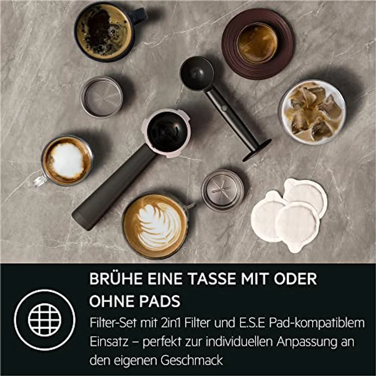 AEG EC6-1-6BST Espressomaschine schwarz – Bild 7