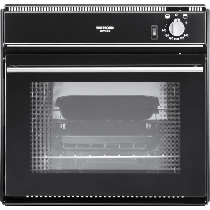 Thetford Mini-Ofen Gaz Grill Duplex 36l, Einbau-Gasbackofen mit elektronischer Zündung und Edelstahl-Innenraum