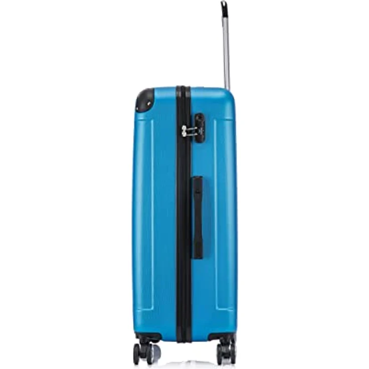 Flexot® Flex-2045 Koffer Zwillingsrollen XL Hartschale (Brillant-Blau) - Leicht, elastisch, stabil – Bild 3