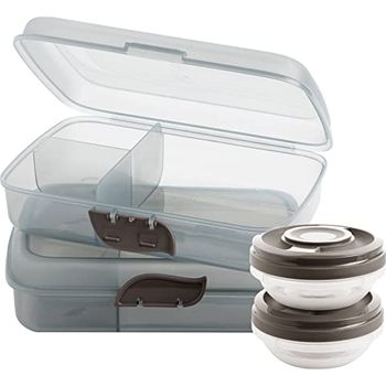2friends Brotdosen-Set Für Kinder – 3 Lunchboxen Mit Trennfächern, BPA-frei & Recyclebar