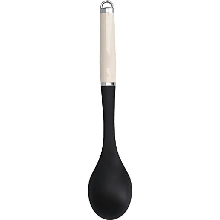 KitchenAid Kochlöffel, Hitzeresistent, Antihaftbeschichtung, Kochutensil zum Übergießen – Almond Creme – Bild 3