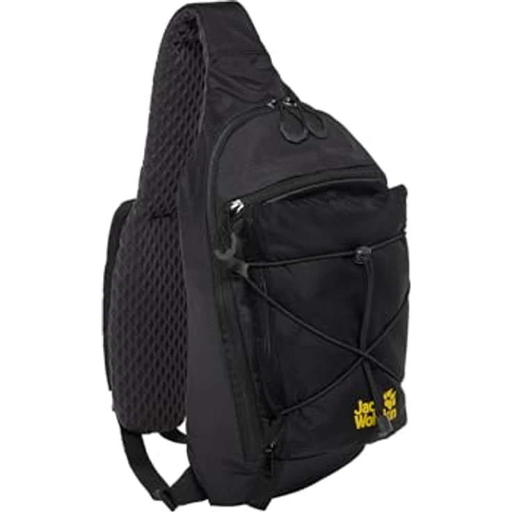 Jack Wolfskin Cyrox Sling, Freizeitrucksack mit 7 Litern Volumen, recyceltem Gewebe und verstellbarem Schultergurt, phantom – Bild 3