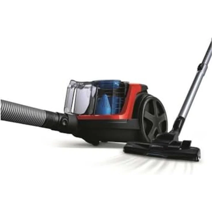 Philips Beutelloser Staubsauger FC9330-09, 1.5 liters, Schwarz, Blau, Grau, Rot – Bild 6