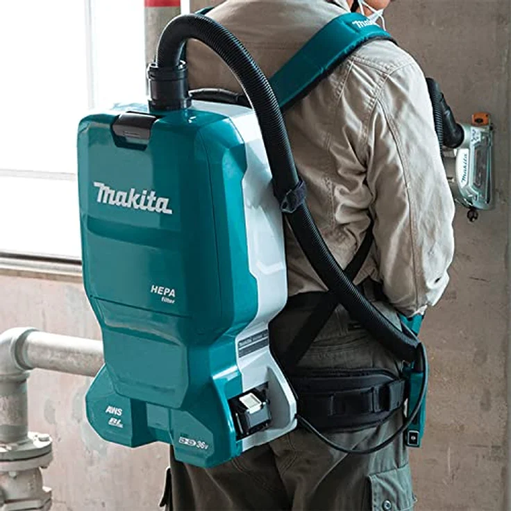 Makita Hand- und Stielstaubsauger Akku-Staubsauger LXT 18 V x 2, Staubsauger, Bodenstaubsauger, 6 l, 110 mbar – Bild 7