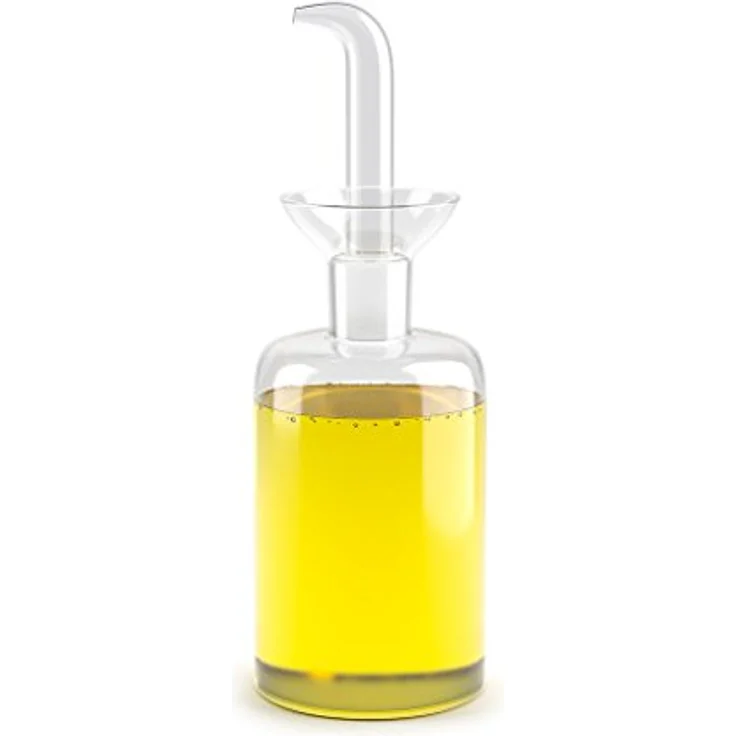 Ölflasche Basics 250 ml 18 x 6,5 cm Glas transparent – Bild 2