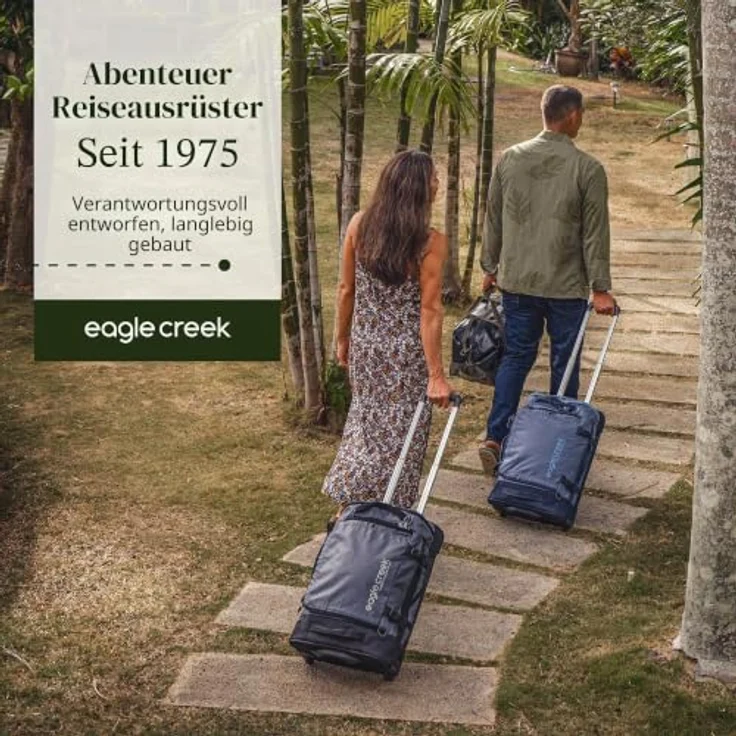 Eagle Creek Cargo Hauler XT, 2 Rollen Reisetasche aus 100% Nylon, 80 cm, grau – Bild 7