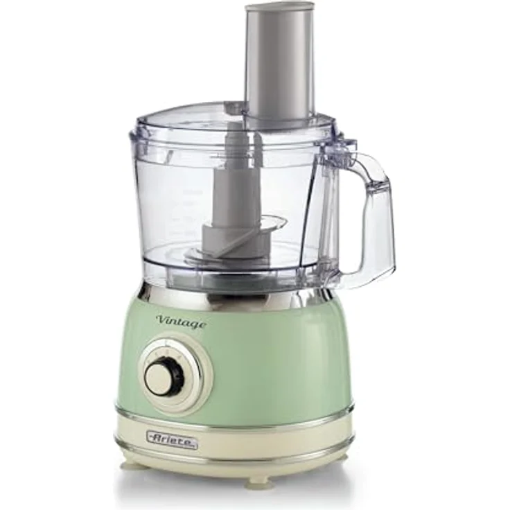 Ariete 1781 Küchenmaschine Vintage, 1000 W, 2,1 l Fassungsvermögen für Teigzubereitung, grün – Bild 1