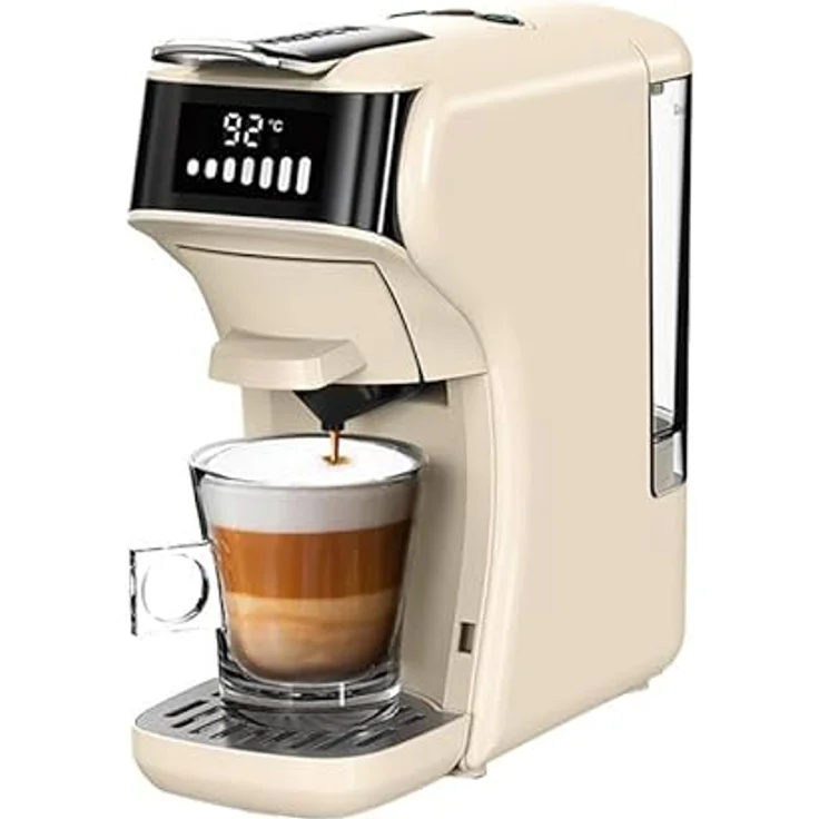 HiBREW H1B-white, 5-in-1 Kapselkaffeemaschine mit 20 Bar Pumpendruck, Weiss – Bild 2
