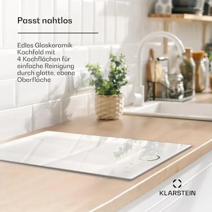 Klarstein Induktionskochfeld 2 Platten, 3500 Watt, Touch-Bedienfeld & Timer – Bild 2
