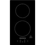 Respekta Rahmenloses Induktionskochfeld autark/Einbaukochfeld induktiv mit 2 Platten / 9 Leistungsstufen/Touch Control/Timer/Kindersicherung / 29 cm/in schwarz/KM 9140I-28