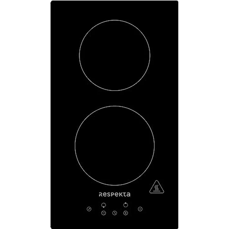 Respekta Rahmenloses Induktionskochfeld autark/Einbaukochfeld induktiv mit 2 Platten / 9 Leistungsstufen/Touch Control/Timer/Kindersicherung / 29 cm/in schwarz/KM 9140I-28 – Bild 1