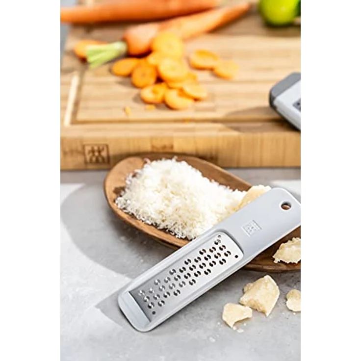 ZWILLING Z-Cut Mini Reibe, Edelstahlklinge, Kunststoffgehäuse, Zwei-Wege-Reibtechnologie, Grau – Bild 5