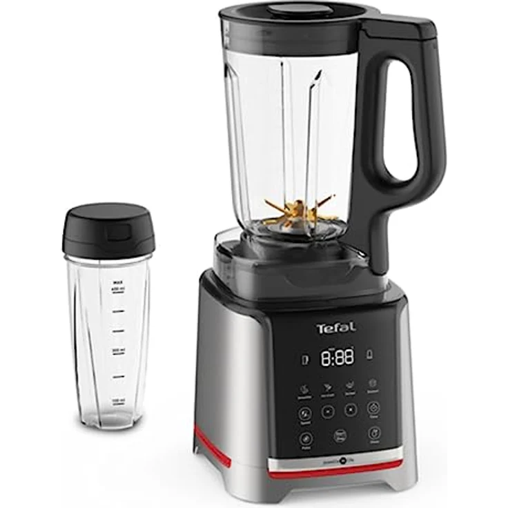 Tefal Mixer Infinity Mix+, silber, schwarz, Standmixer, Schwarz, Silber – Bild 1