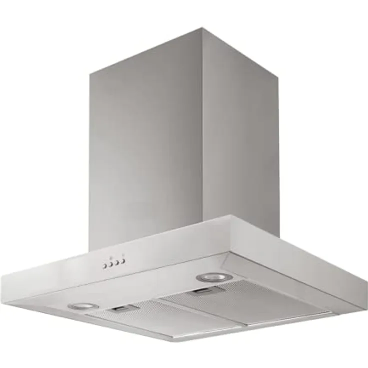 Candy Dunstabzugshaube CMB655X DE / 60cm Breite / 213W Leistung / 3 Leistungsstufen/max. Luftleistung: 523m³/h/Abluft & Umluft/Energieeffizienz C/kostensparende LED-Leuchte/Edelstahl