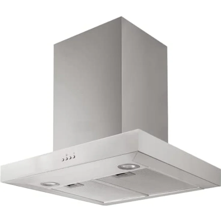 Candy Dunstabzugshaube CMB655X DE / 60cm Breite / 213W Leistung / 3 Leistungsstufen/max. Luftleistung: 523m³/h/Abluft & Umluft/Energieeffizienz C/kostensparende LED-Leuchte/Edelstahl – Bild 1