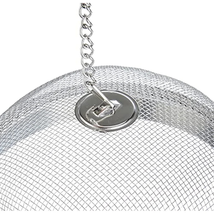 Küchenprofi Gewürzkugel Edelstahl, Teesieb / Gewürzsieb für losen Tee und Gewürze wie Pfeffer, Chili, Zimt und mehr, Gewürzsieb zum Mitkochen, Tee Ei, 10,5 cm – Bild 4