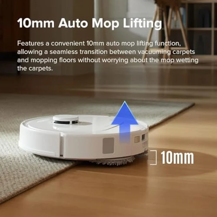 Roborock Qrevo S, Staubsauger Roboter mit LIDAR-Navigation, Schwarz – Bild 5