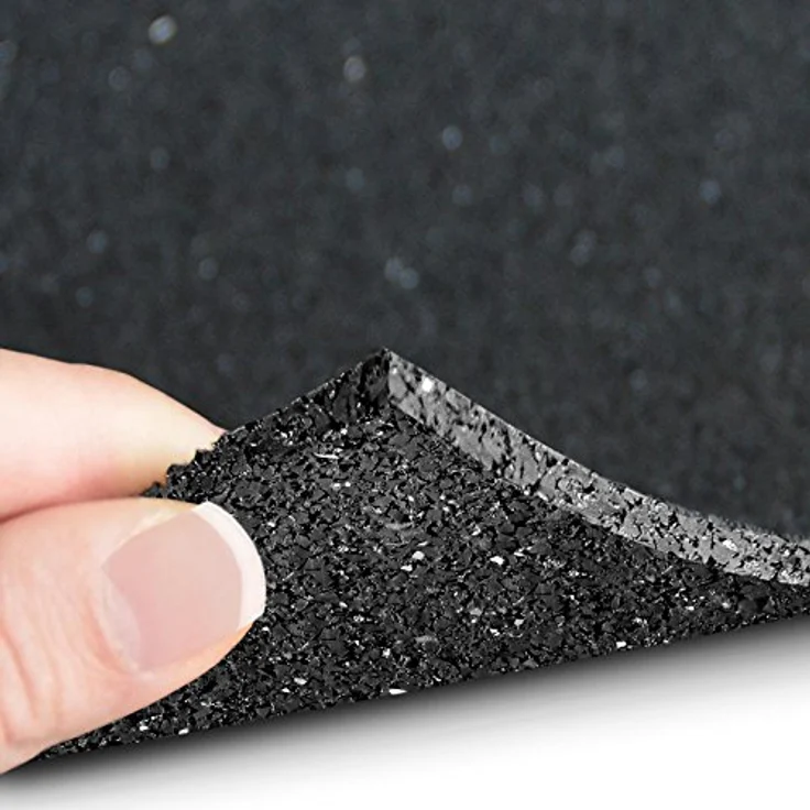 etm Antivibrationsmatte 60x60 cm, zuschneidbare Gummimatte für Waschmaschinen und Trockner, robuste Schallschutzmatte (0,5 cm) – Bild 4