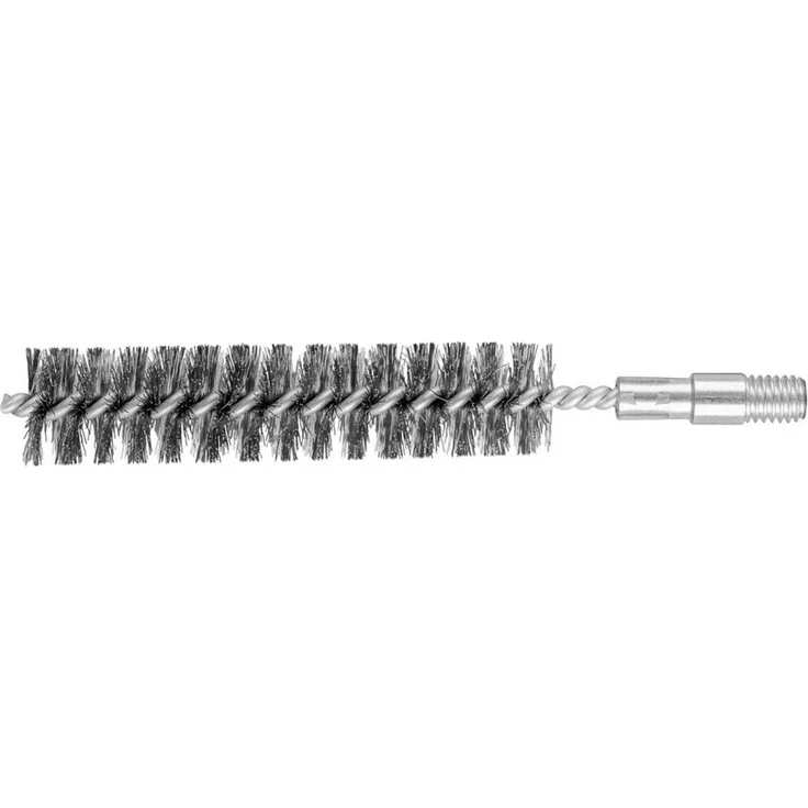 Pferd Innenbürste IBU Ø22x100mm, 3/8" BSW Gewinde, Edelstahl-Draht, geeignet für INOX-Bearbeitung