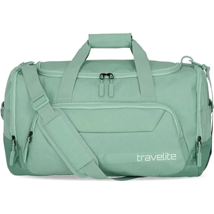 Travelite Kick Off Weekender Reisetasche M, 50 cm, salbeigrün, 100% Polyester, ideal für Kurzreisen – Bild 1