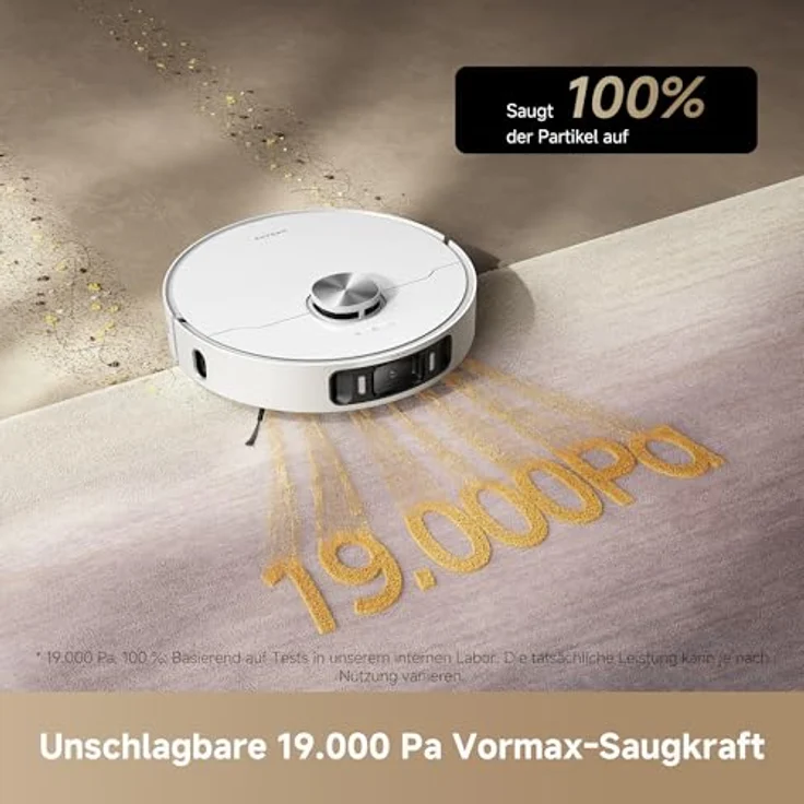 Dreame L40 Ultra AE, Saugroboter mit Wischfunktion, 19.000 Pa Saugkraft, All-in-1-Dock, für nassen und trockenen Schmutz – Bild 2
