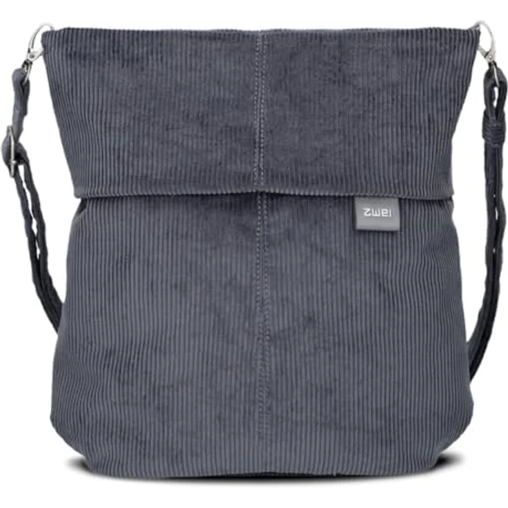 ZWEI Mademoiselle M12, Handtasche Umhängetasche aus weichem Kunstleder, schwarz, 31 x 13 x 32 cm – Bild 4
